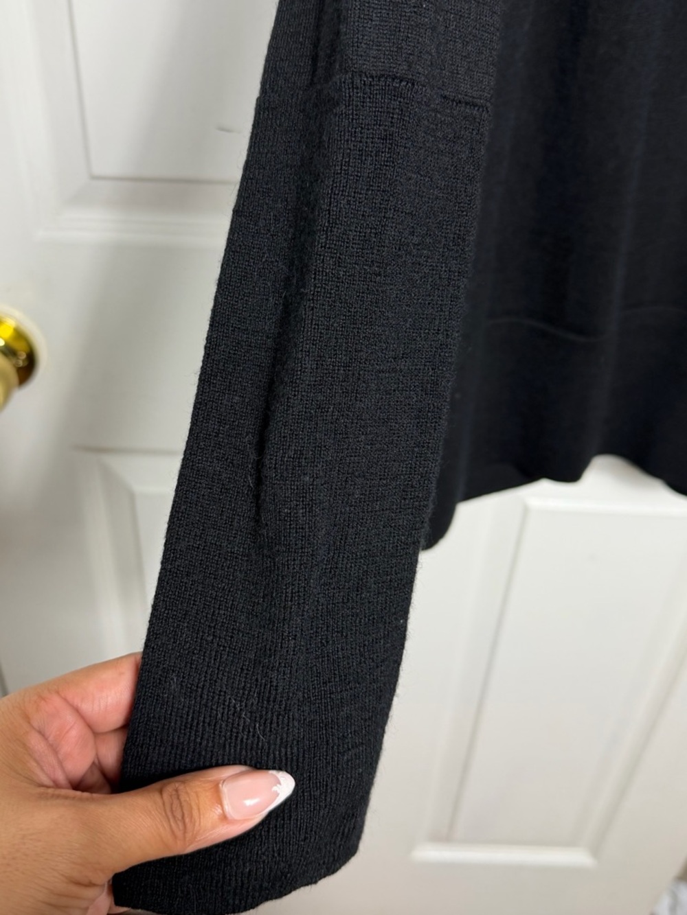 COS Black Button Down Wool Cardigan - Picture 6 of 7